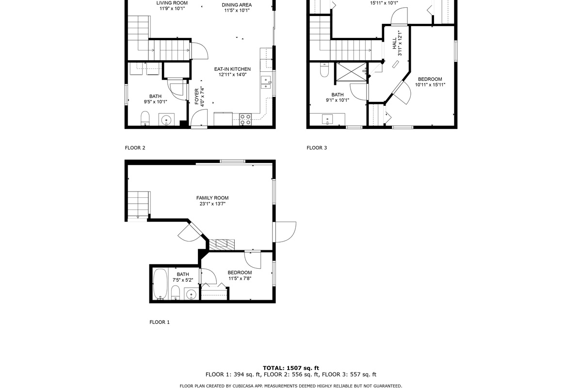 entire cabin floor plan
