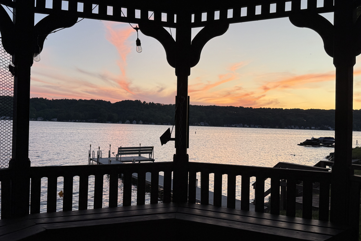 Sunsets from the Gazebo!