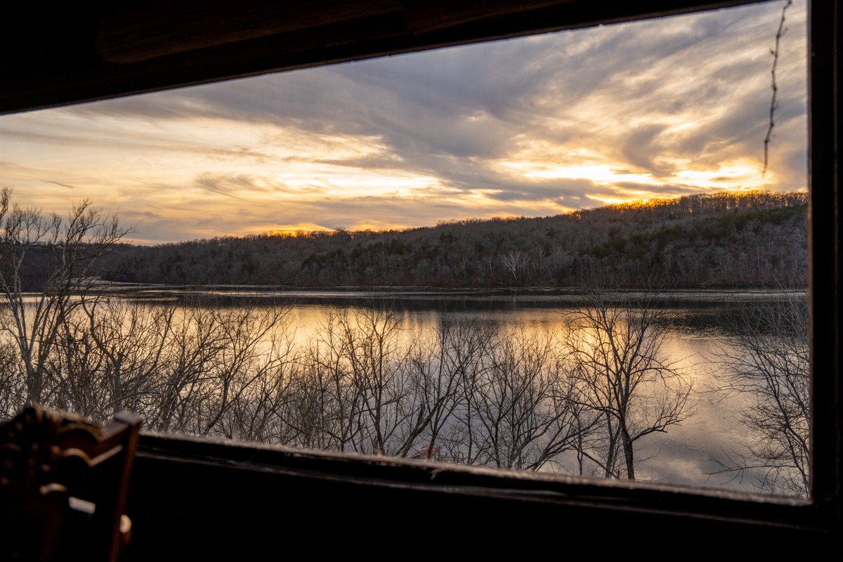 Sunsets like this are just part of the experience of Cliff Haus