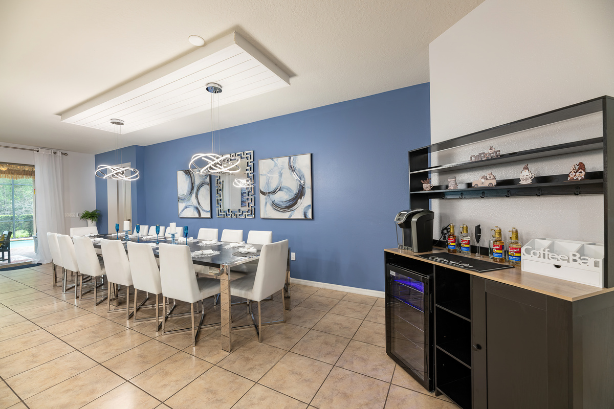 Dining Area with Coffee Bar