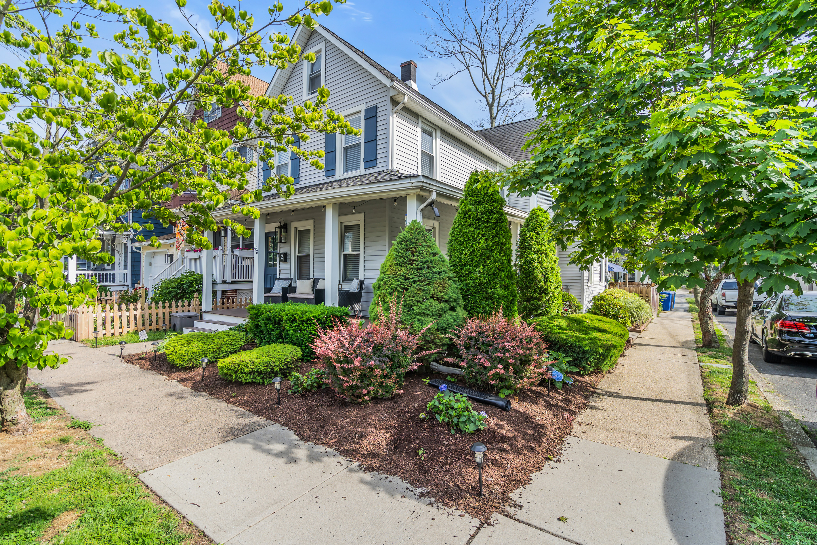 Stay in a piece of Ocean Grove history, freshly updated inside. The white Victorian and its lush garden sit right in the National Historic District you came to see.