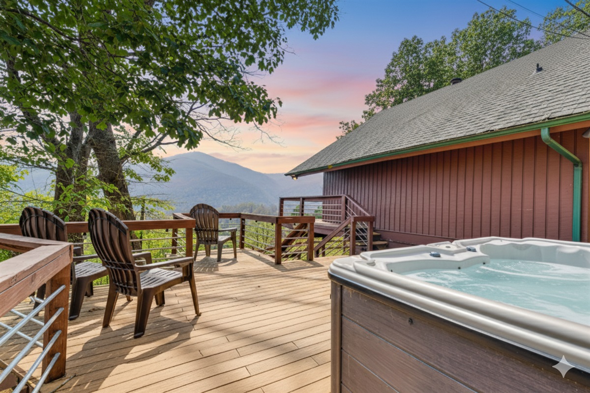 Soaking in serenity with a side of scenic views