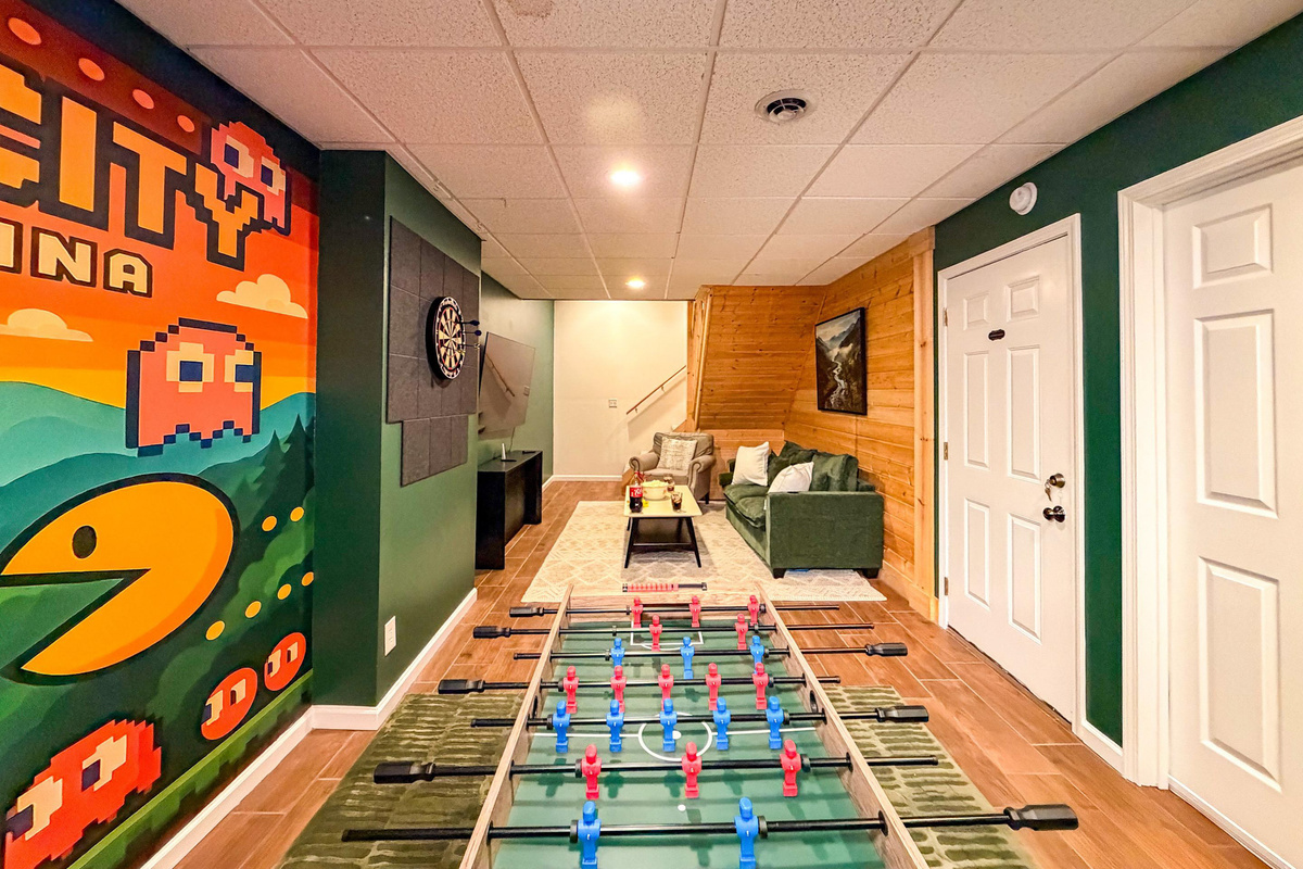 How about a competitive game of foosball?