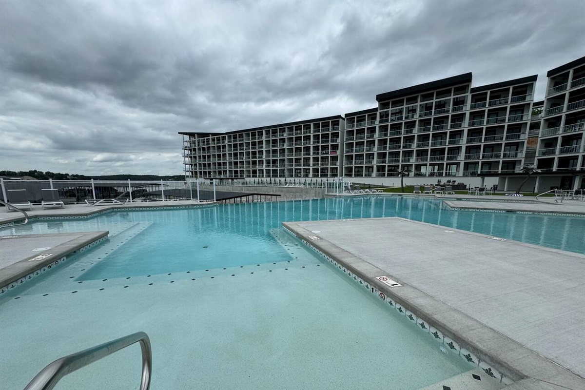 Pool 1 located in front of Building 4.