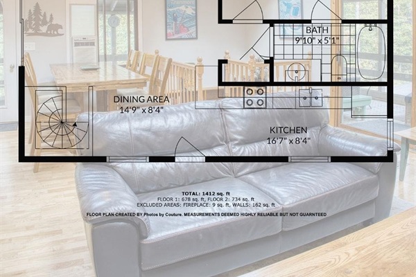 Visual floor plan for planning