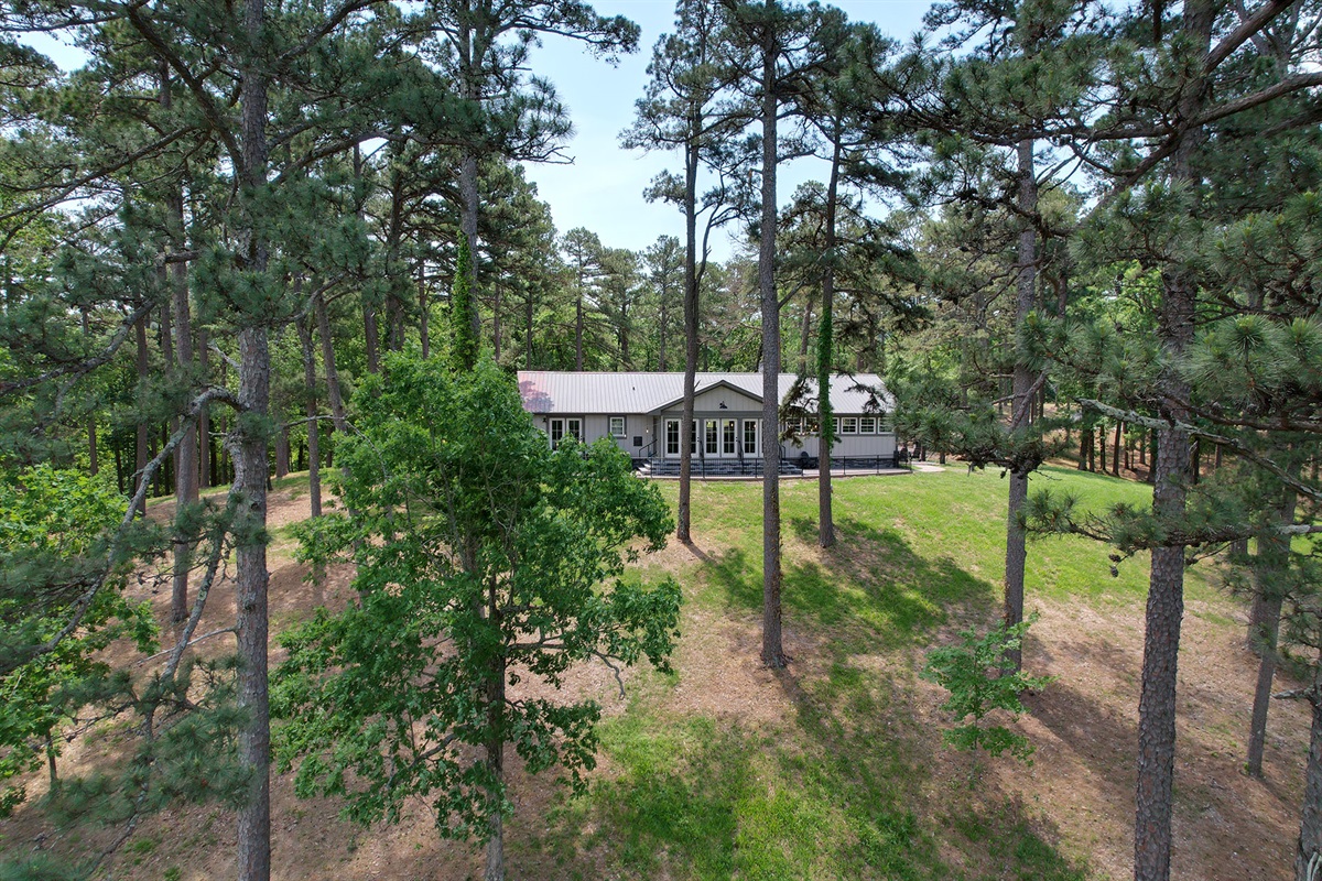 Rear View Of Cabin