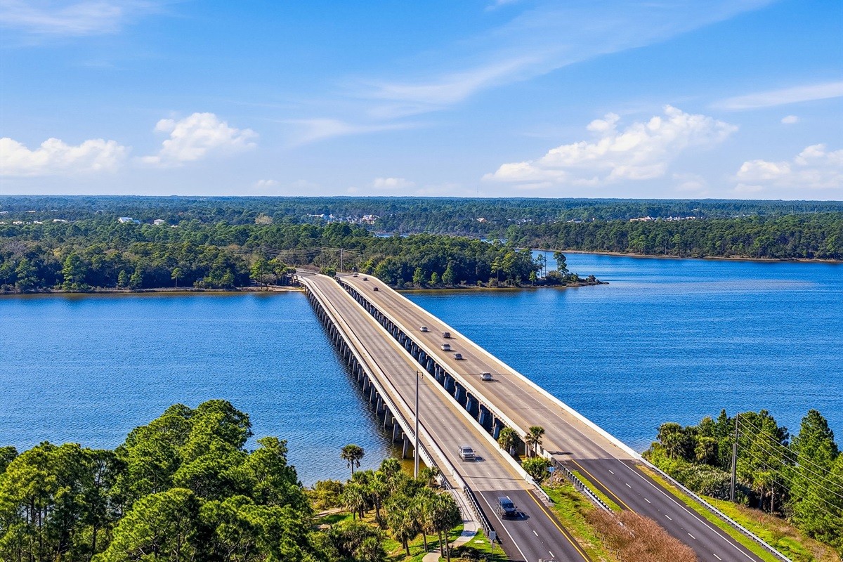 The feeling you get when you cross this bridge into town