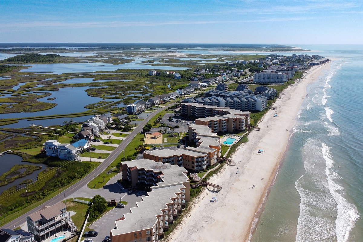 Aerial of Beach Blessing