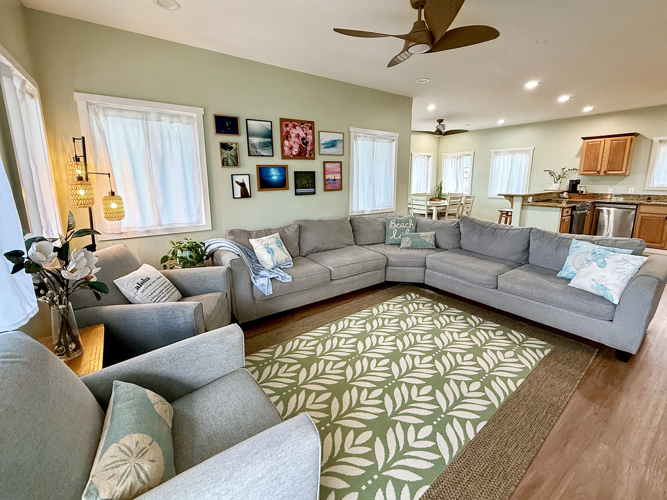 Living Room | Representative Interior. Finishes, decor, and furniture, vary by unit.