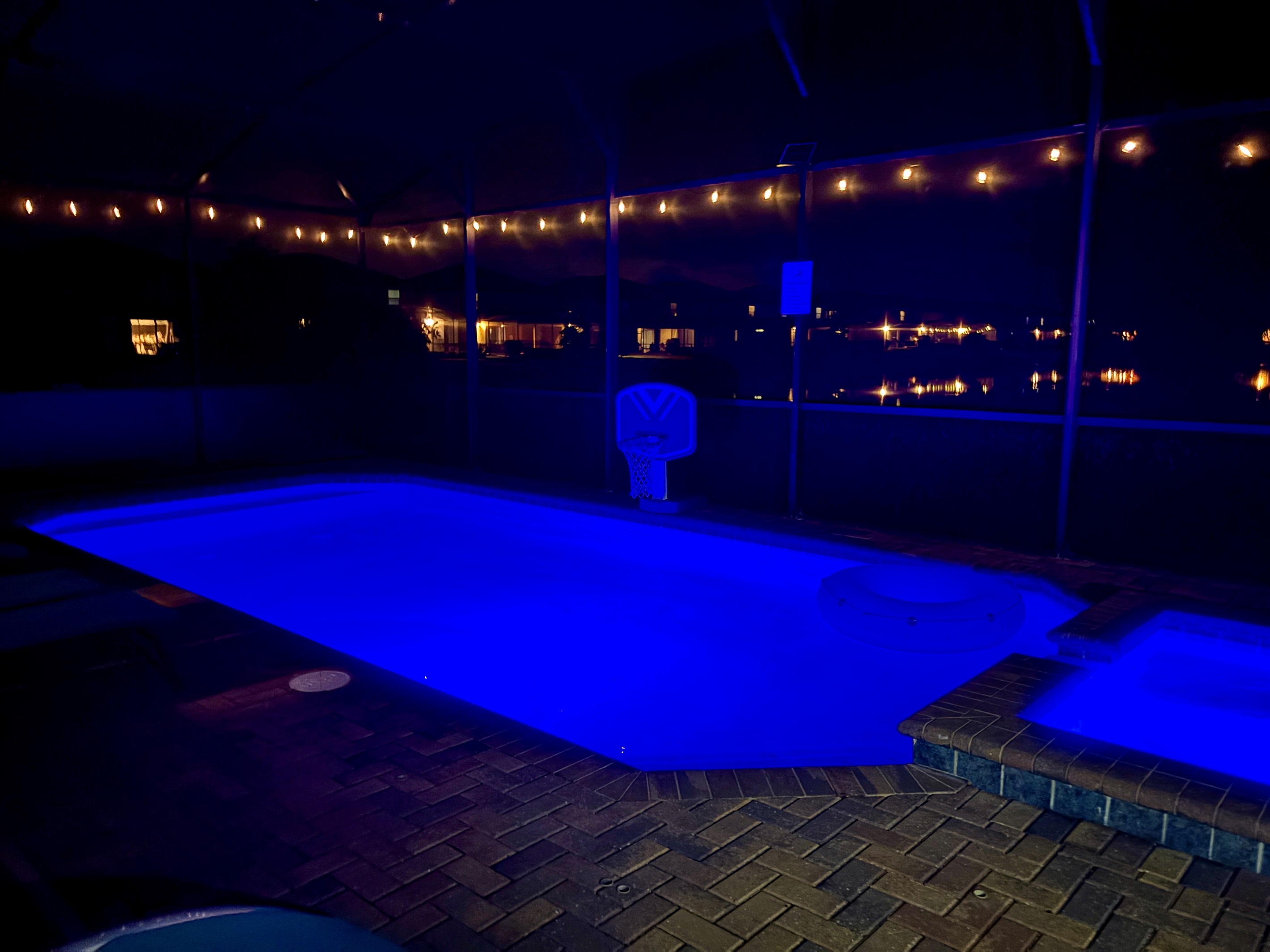 Anyone for some night swimming?