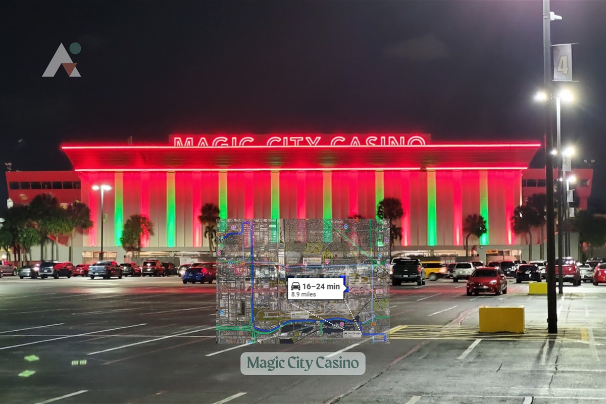 Gambling haunt with 800+ Vegas-style slot machines, a poker room, dining, dog racing & live music.