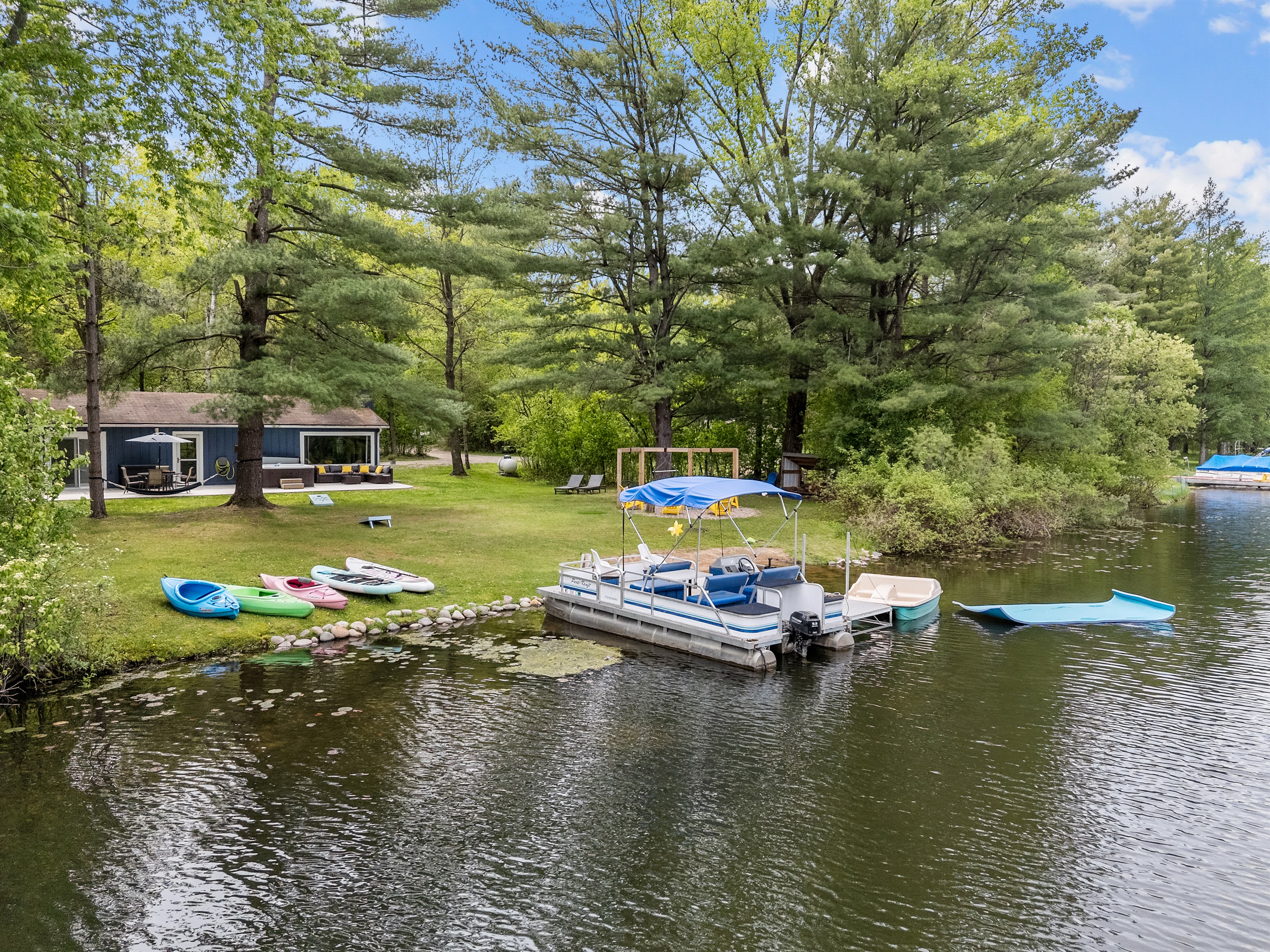 Get out on the water and make the most of lake life with our collection of complimentary water toys.