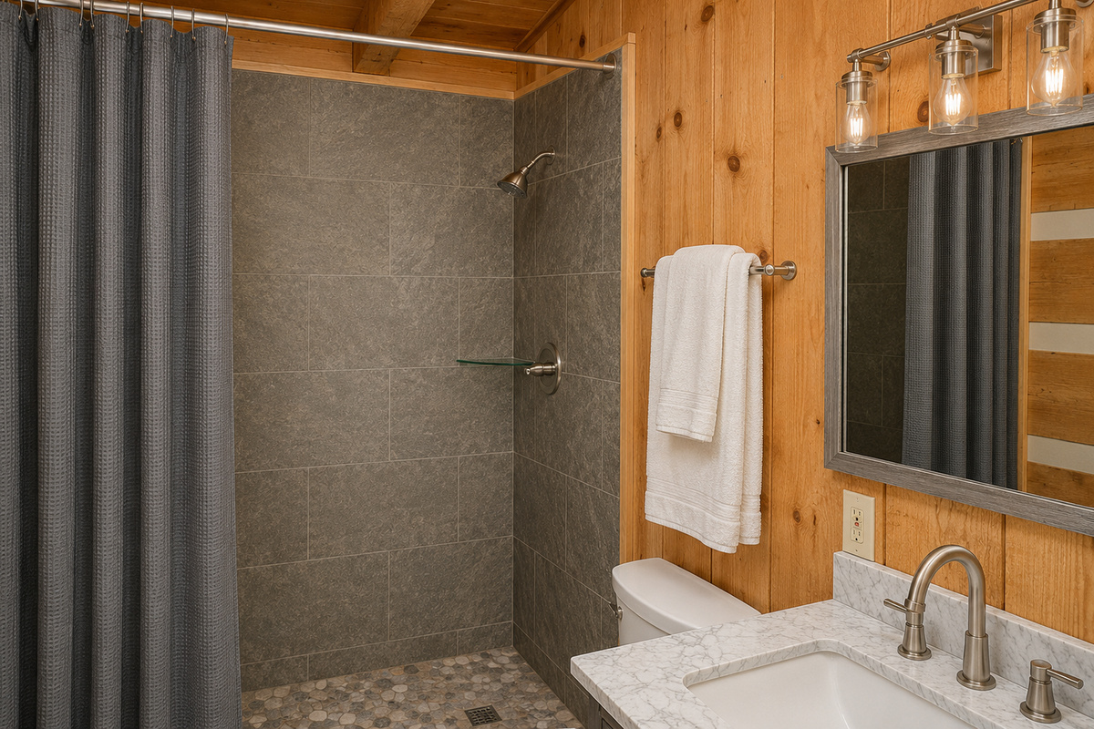 Lower Level Bathroom with Shower