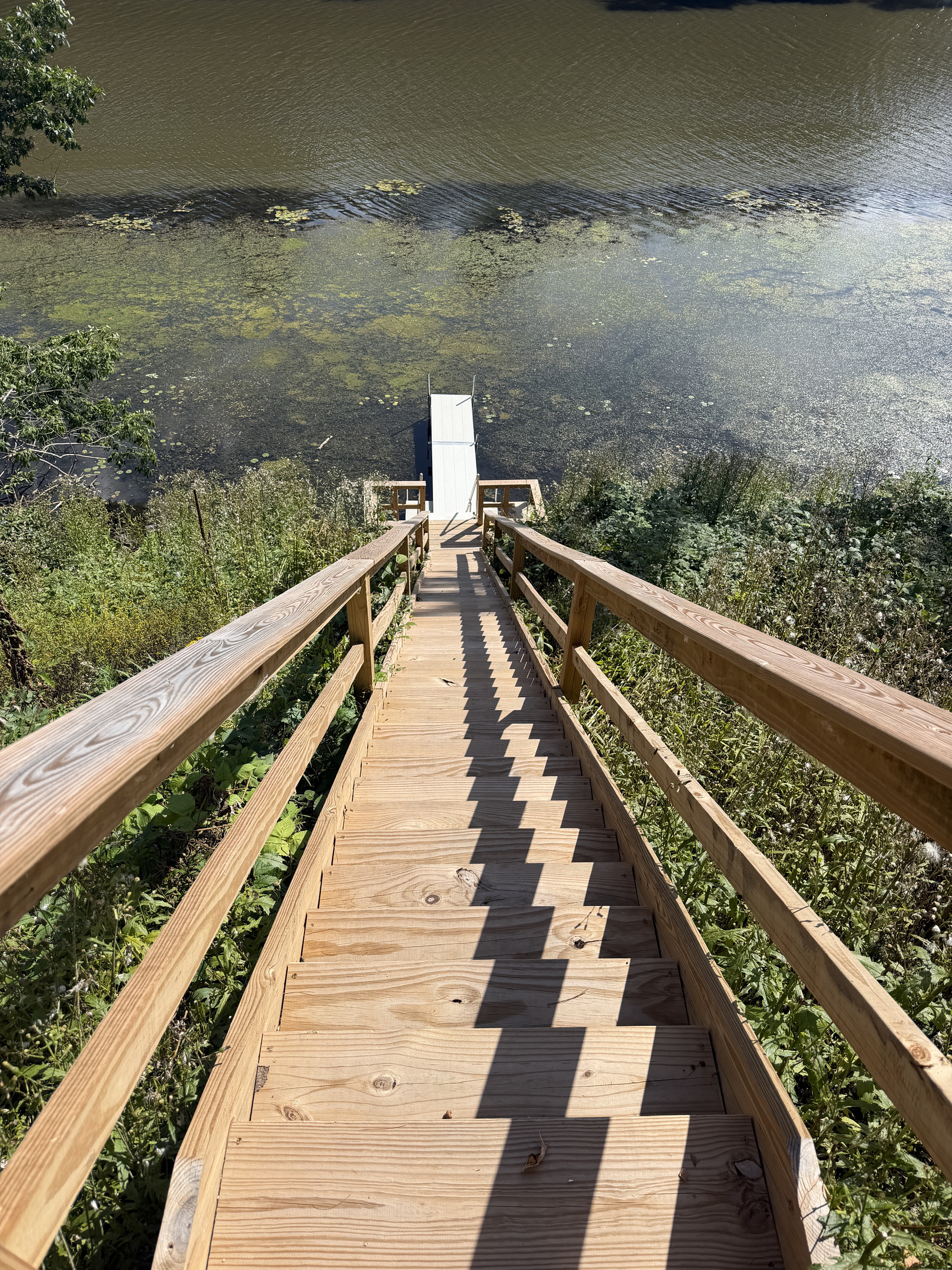 Stairs to the waterfront