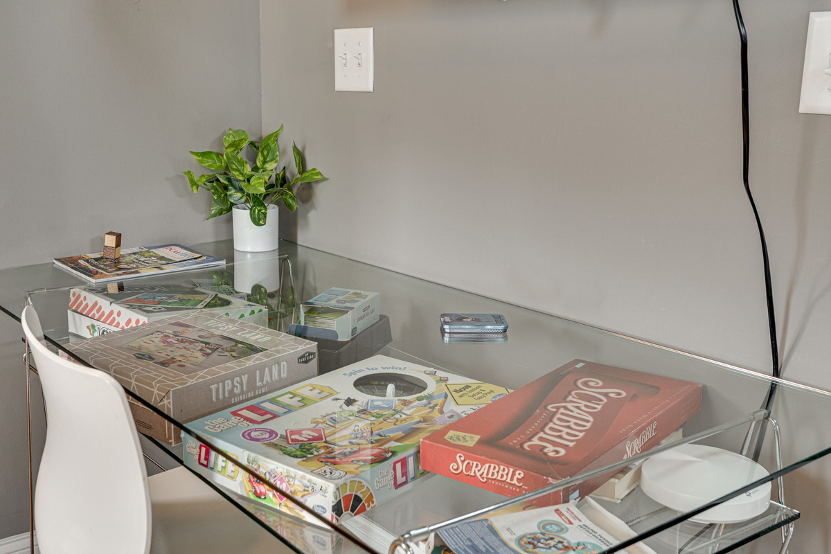 A selection of board games should you have a rainy day!