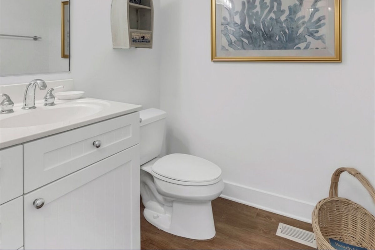 Half Bathroom off Kitchen