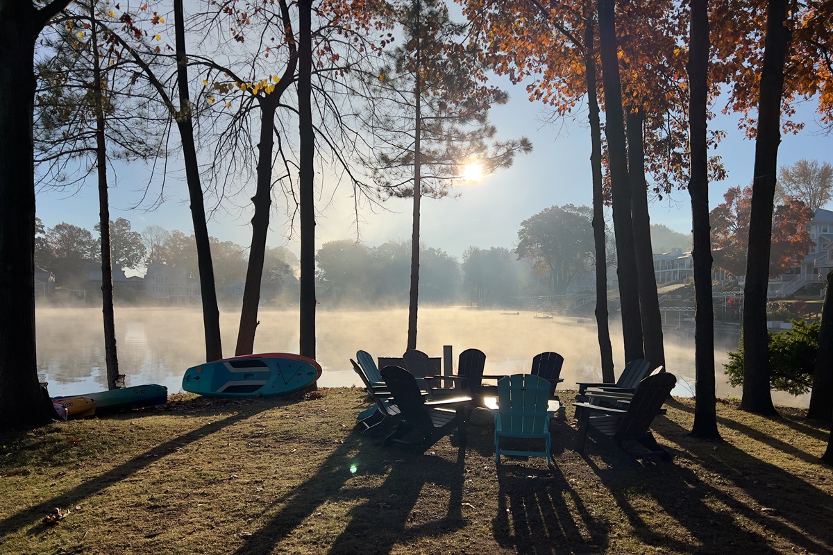 Fall Morning Sunrise over the Island