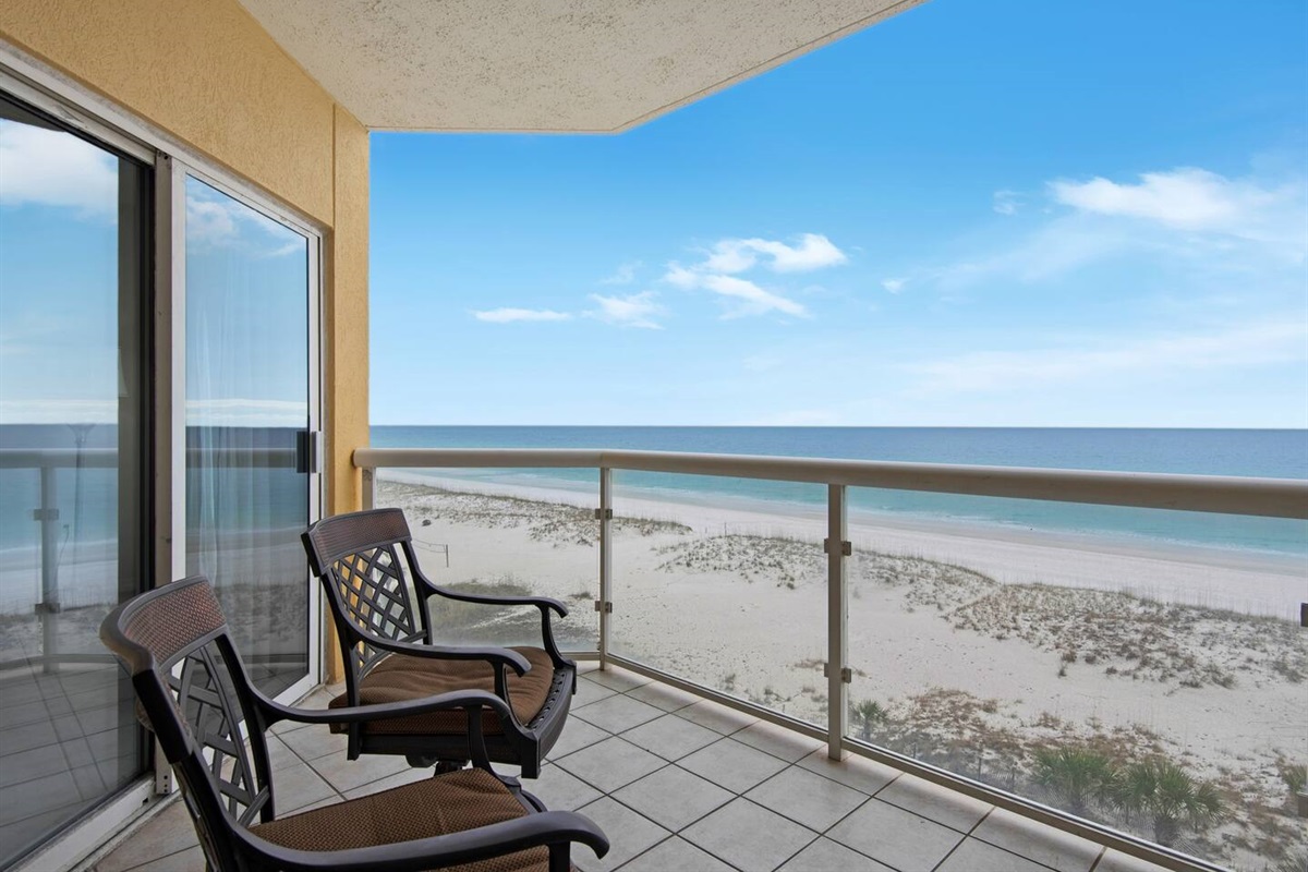 Gulf-Views from the balcony