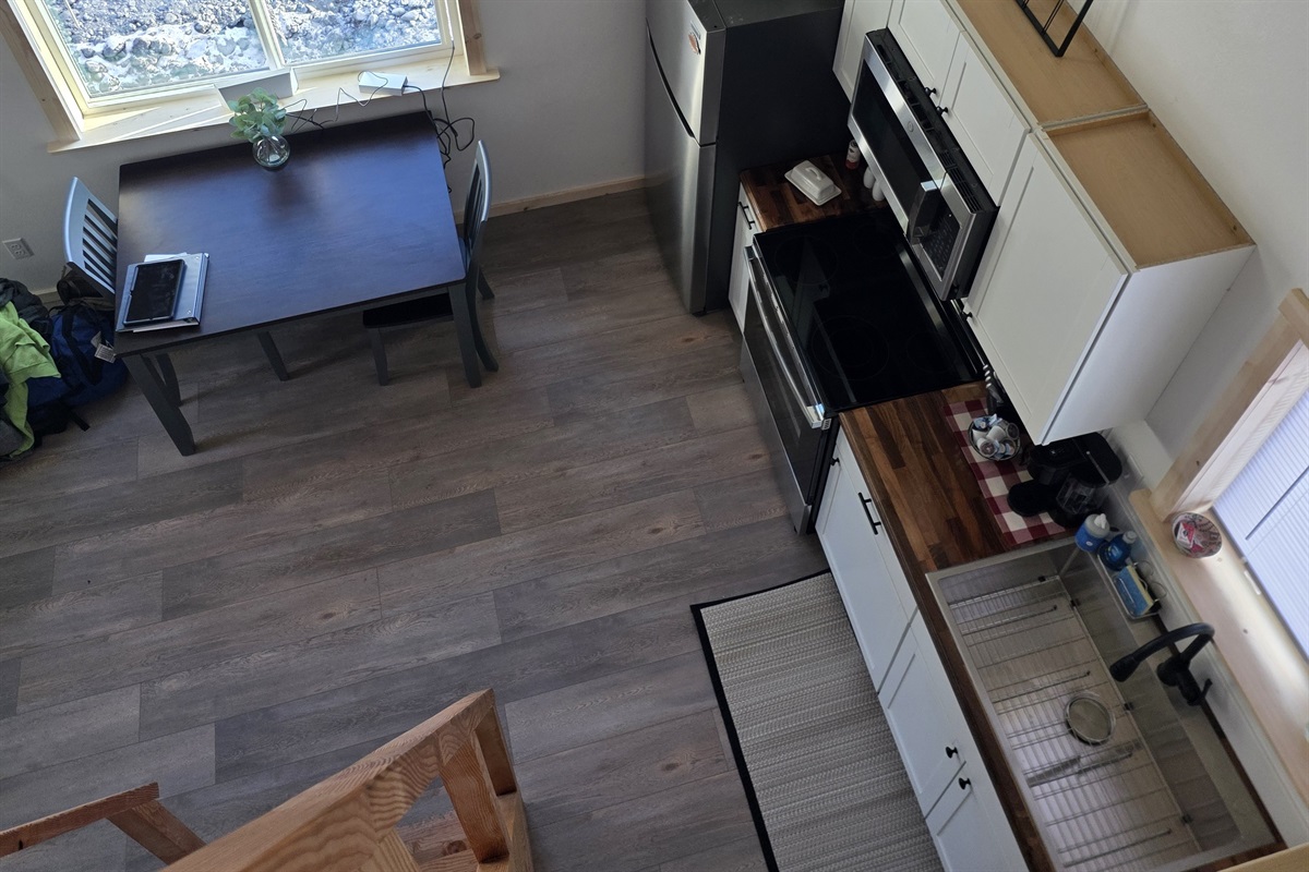 View of main floor from loft.