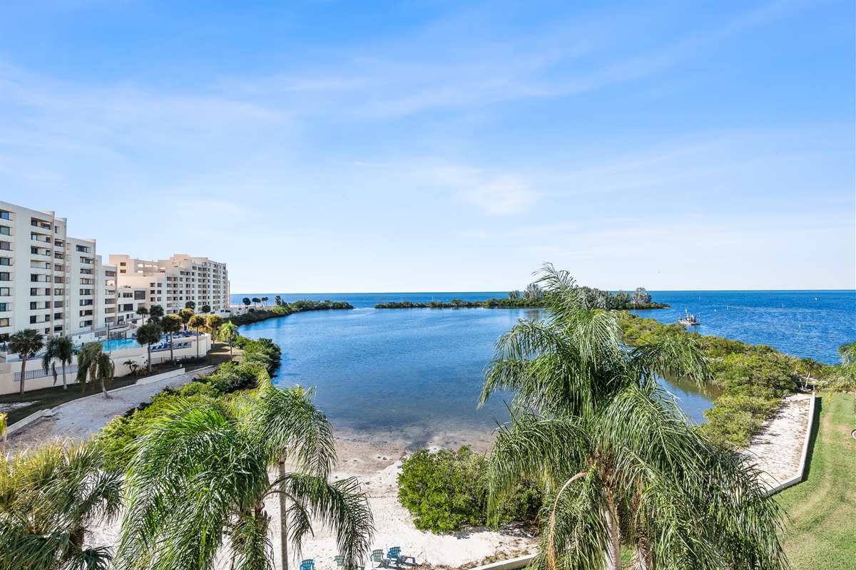 View from the units private balcony