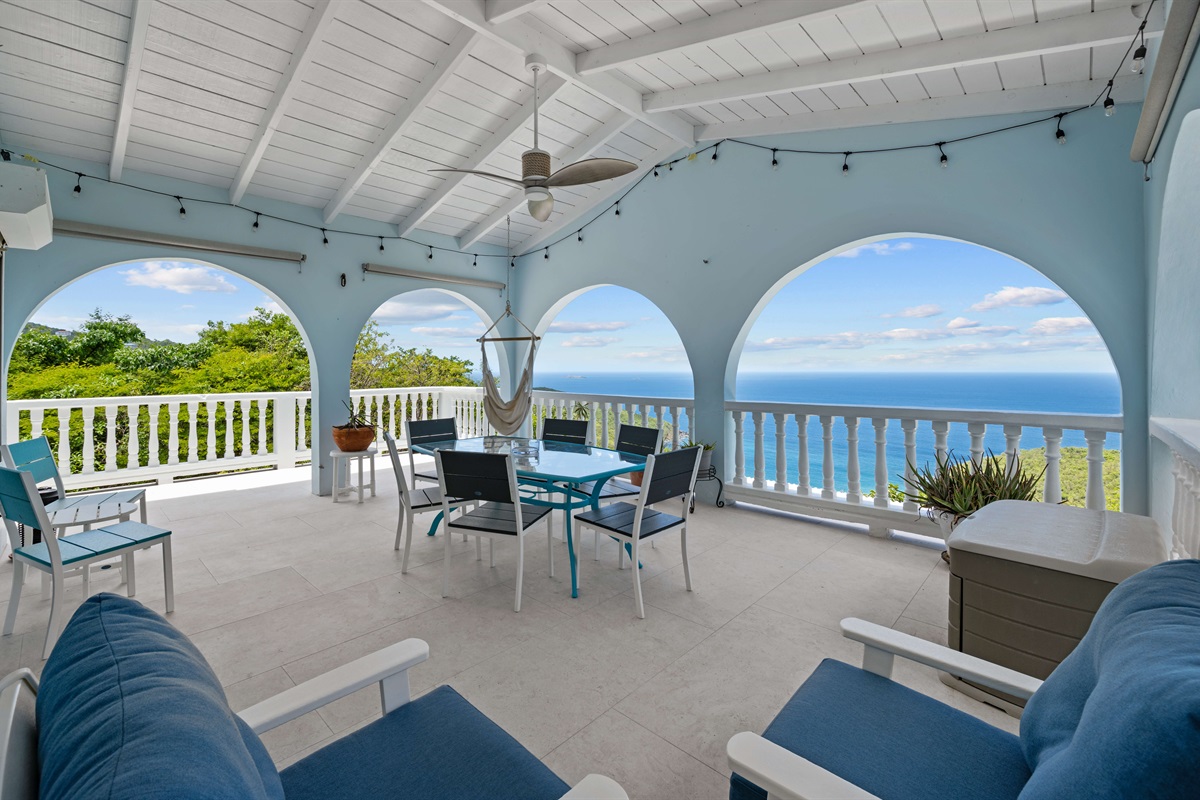 Soak in these views for dinner out on the patio if you're feeling an al fresco dining experience.