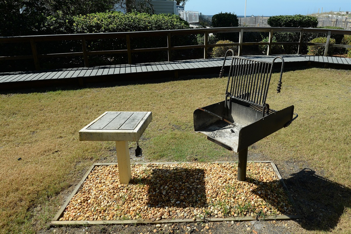 Grills for guest use