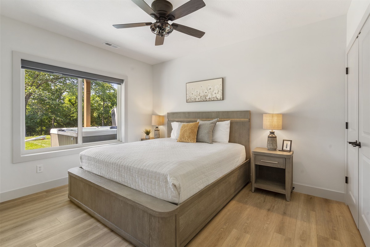 Lower level king bedroom