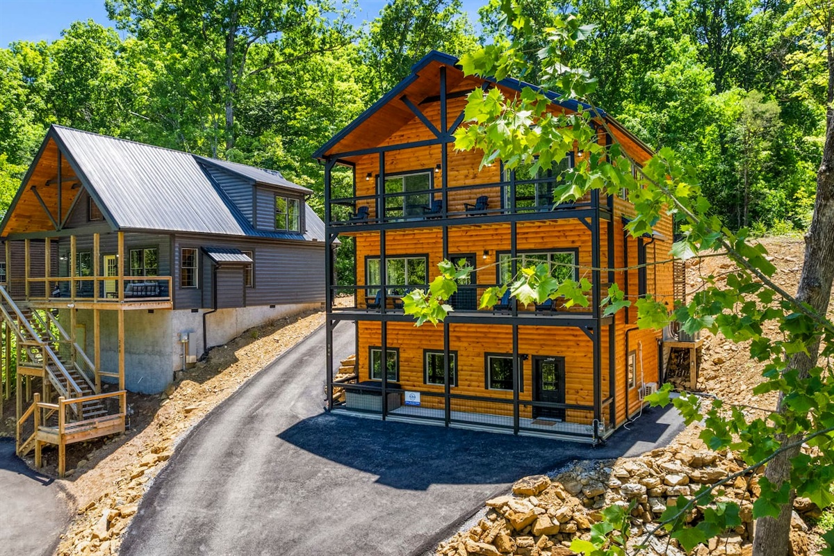 Designed for the outdoor enthusiast, the property features multi-level decking and open spaces that invite you to breathe in the fresh air.