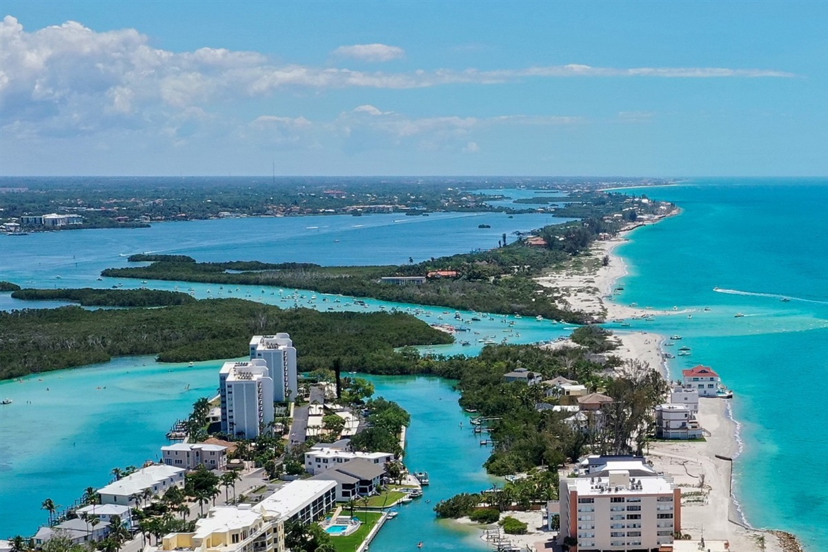 Kayak or boat to Midnight Pass, just minutes from our condos! 