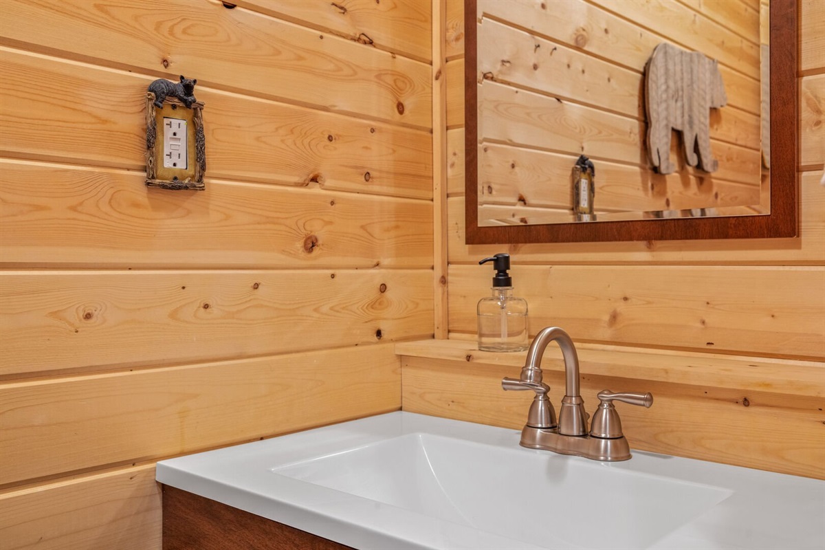 Shared half bath on main level