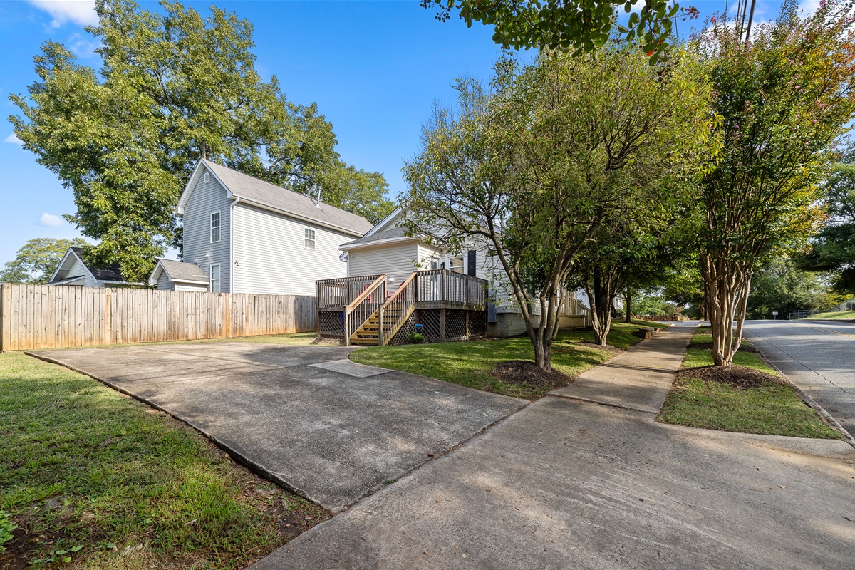 Private Driveway for Two Cars