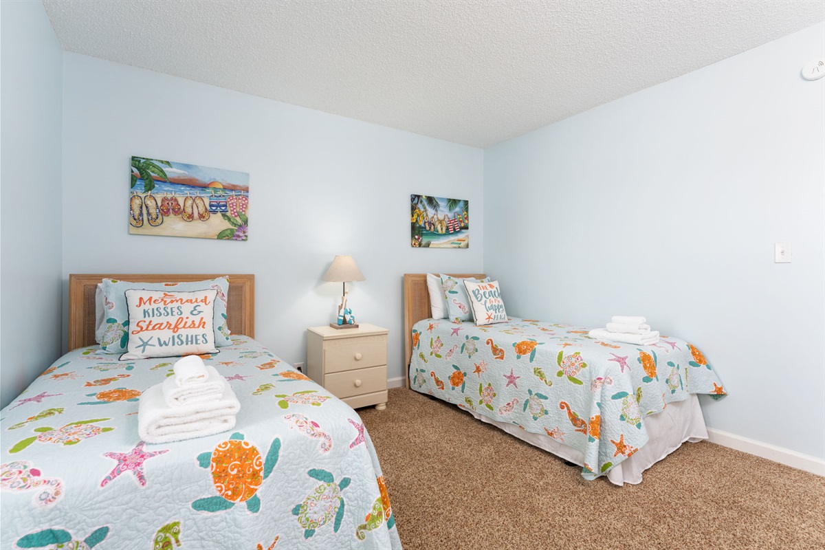 3rd bedroom has a relaxing atmosphere