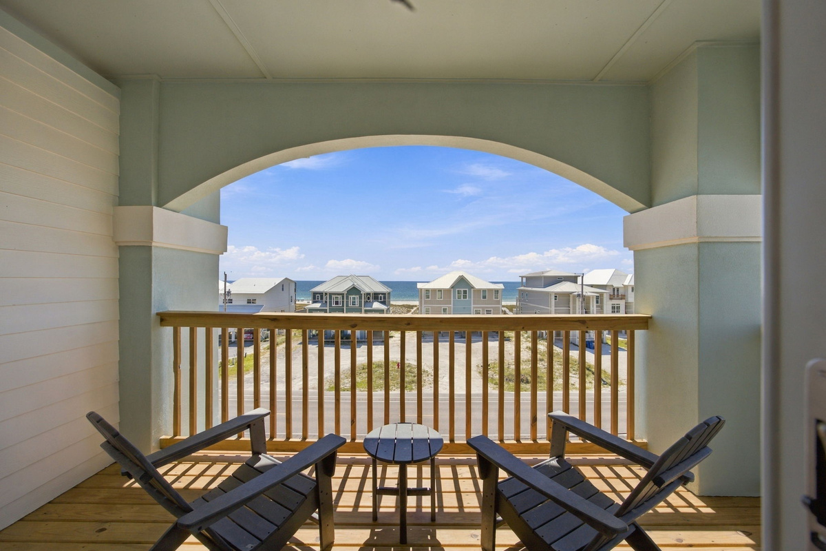 Enjoy breathtaking scenery from your outdoor perch.