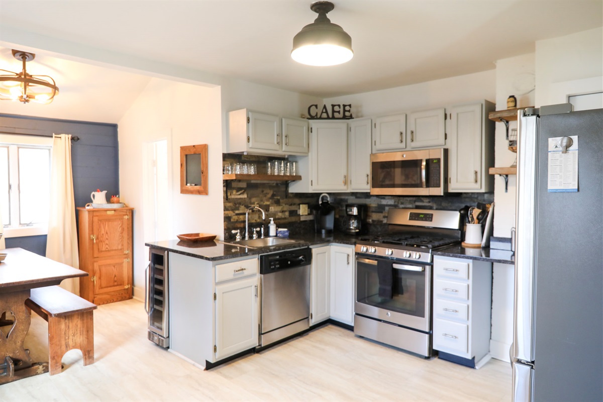 Well stocked kitchen