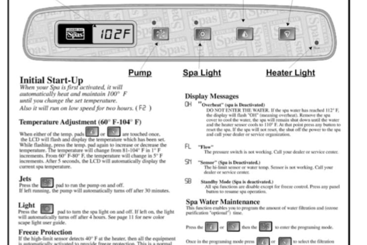 Hot Tub User Manual