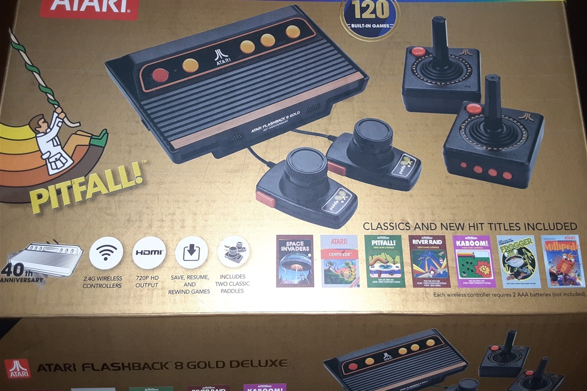 Gaming system connected to TV in the third bedroom