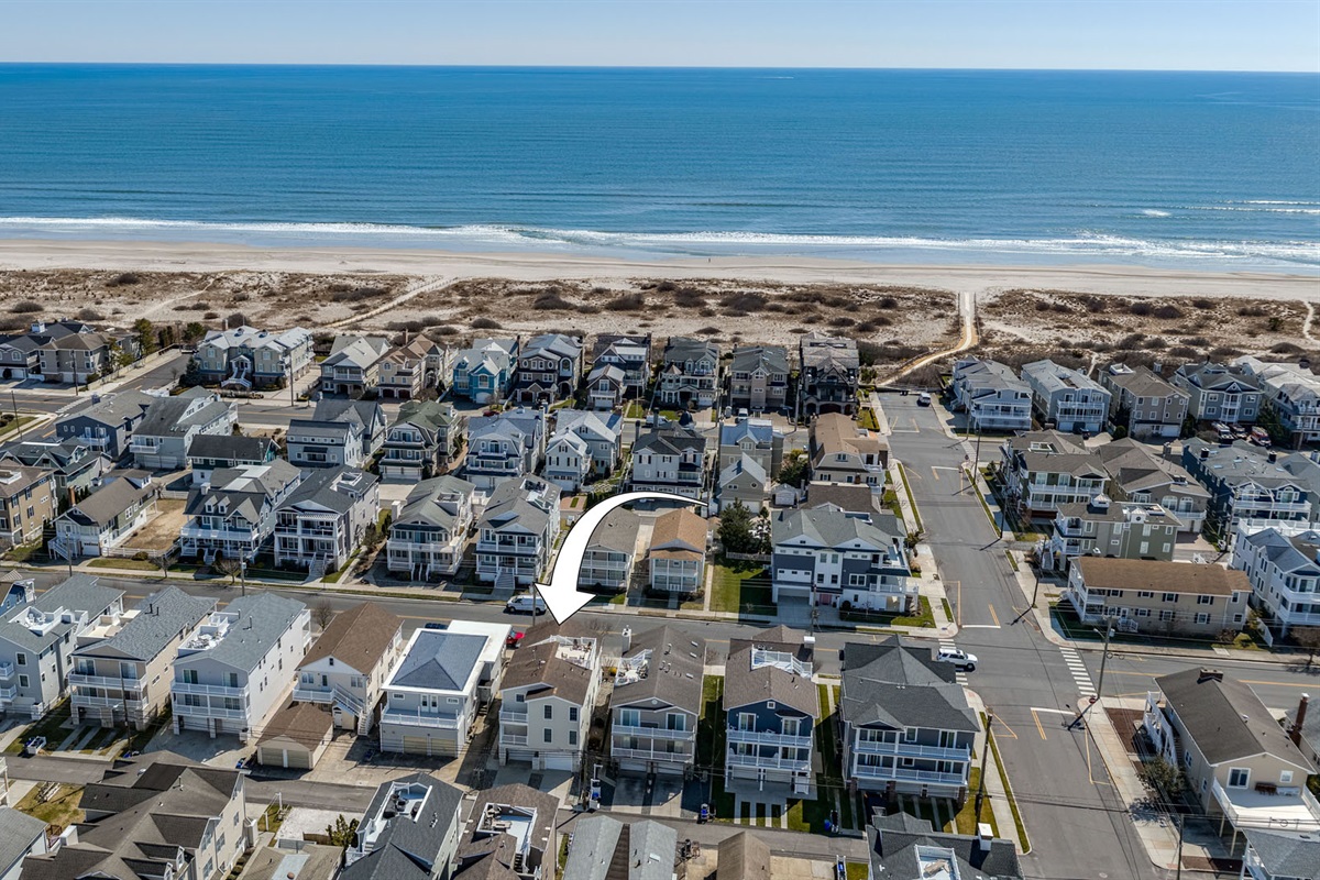 Proximity of the property to the beach