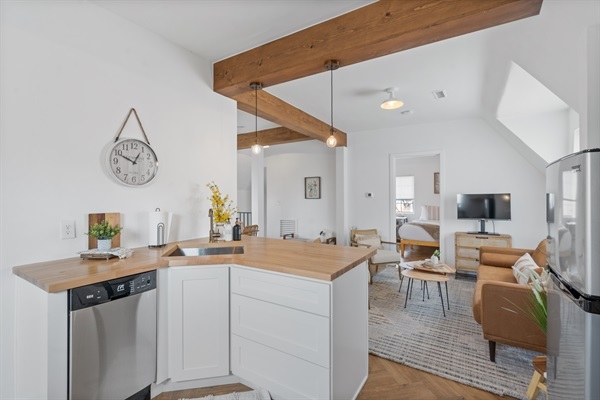 Upstairs Loft kitchen!