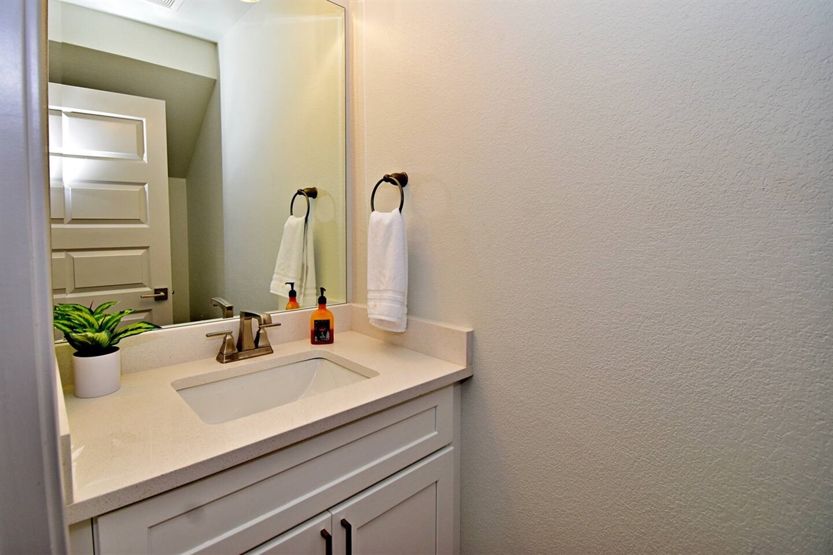 Half Bath on 1st Floor