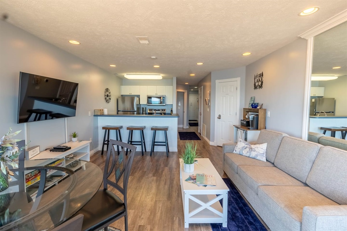 Open spacious living room