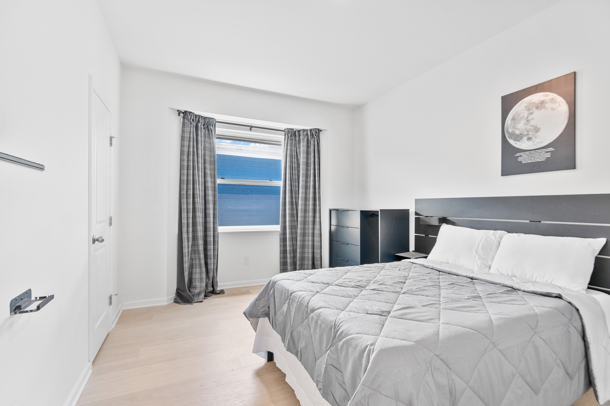 A quiet room with the moon keeping watch overhead. Tuck the little ones in after a long day of exploring the city, leave the door cracked, and listen as the house settles into that happy hush of everyone home.