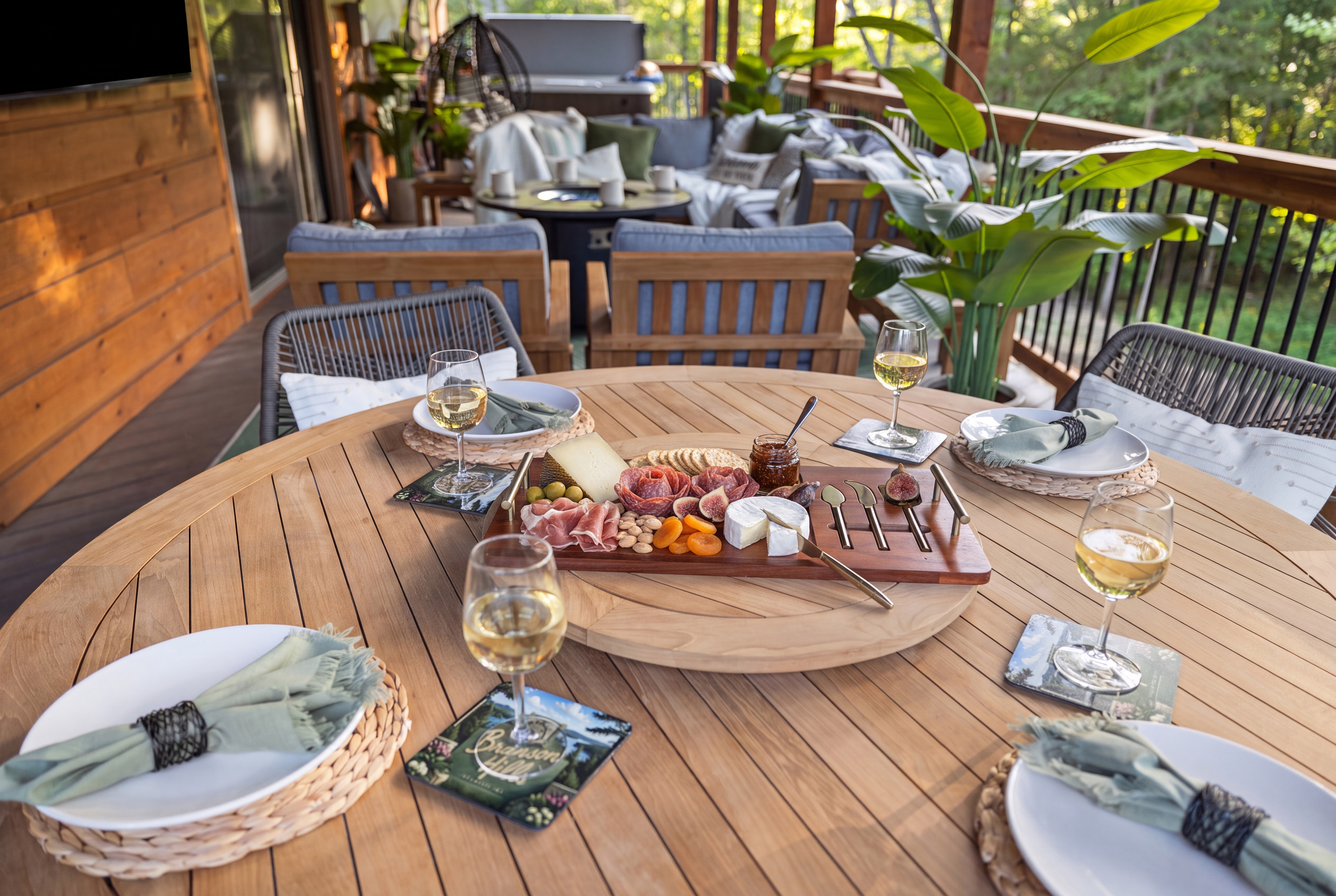 Lay out a charcuterie spread and let the evening stretch on.