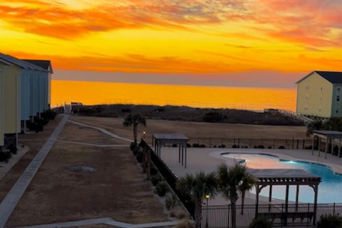 Ocean Sunrises on Topsail are amazing!