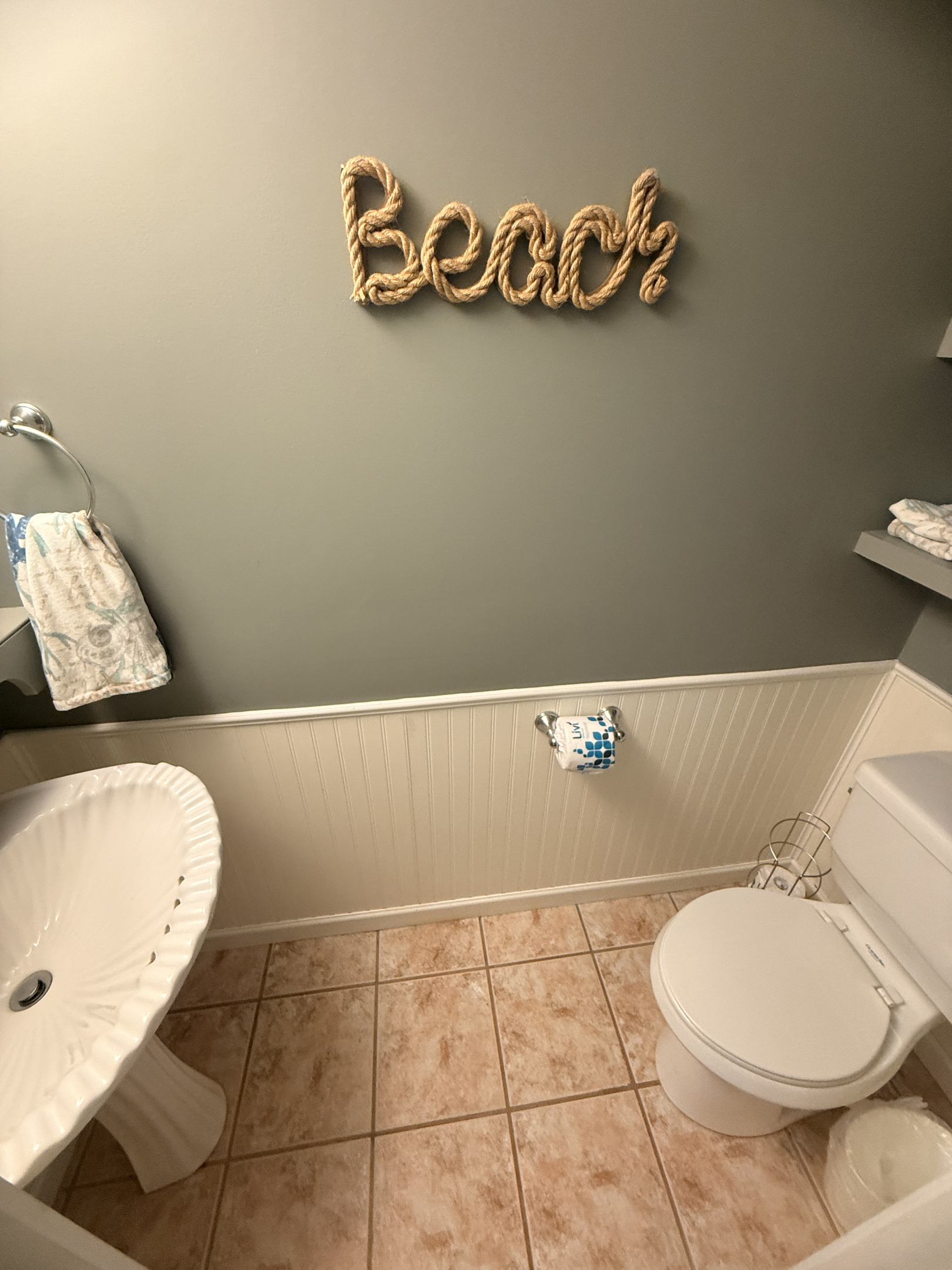 Downstairs half bathroom