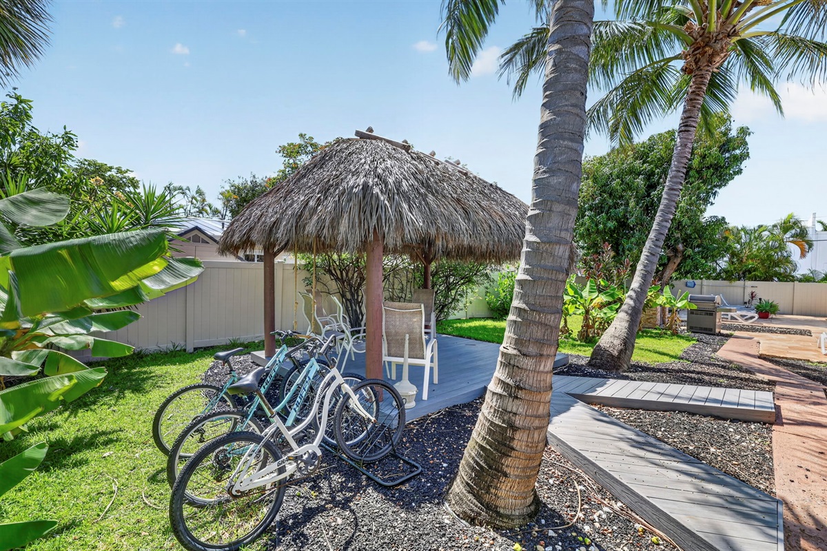 Tiki #2 and Bikes. 