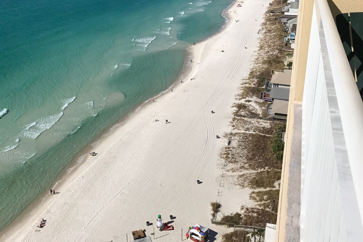 Looking West from our 22nd floor balcony. 
