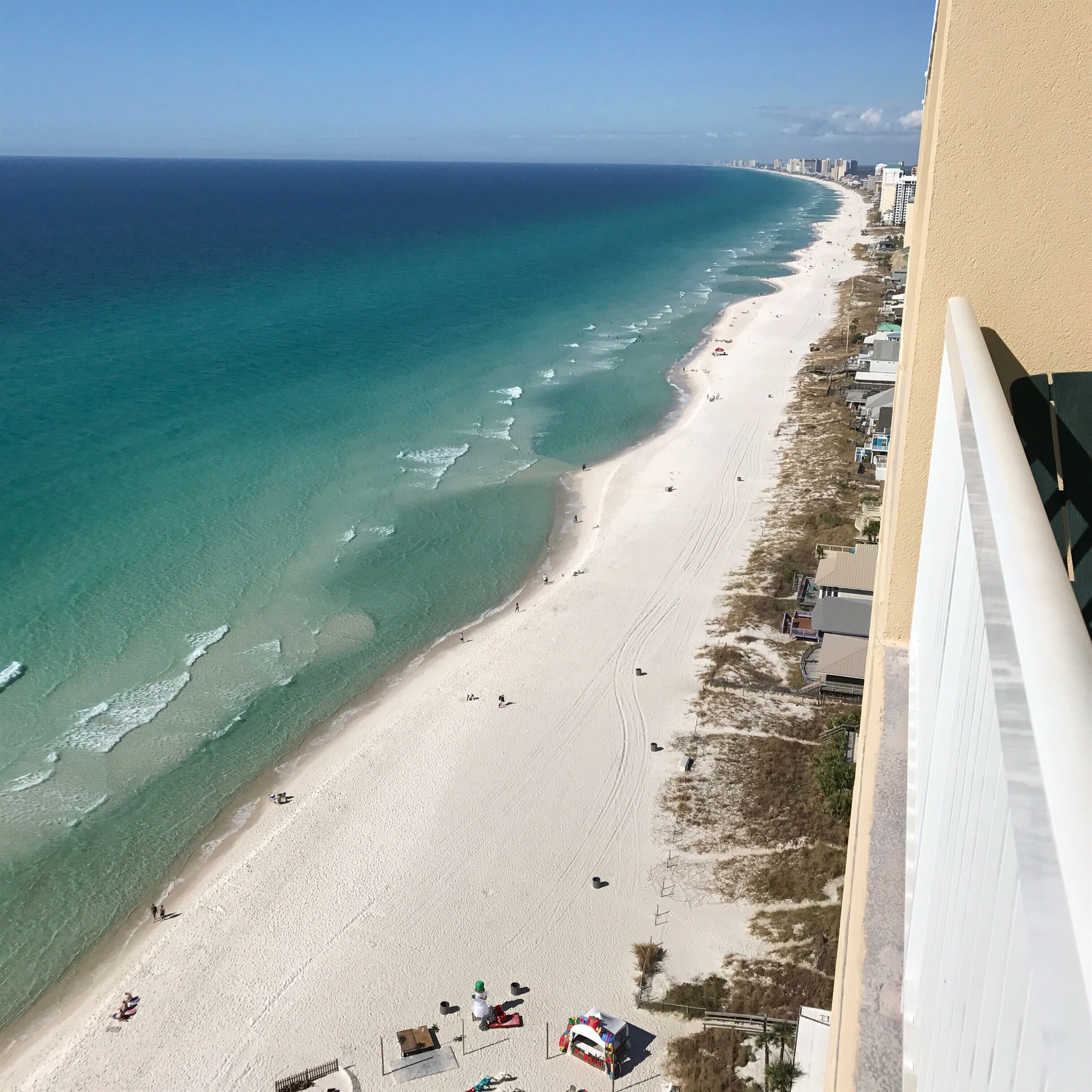 Looking West from our 22nd floor balcony. 