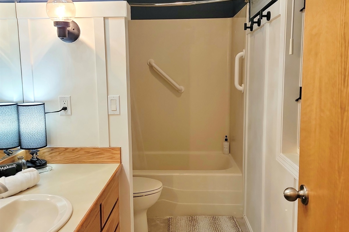 Hallway bathroom