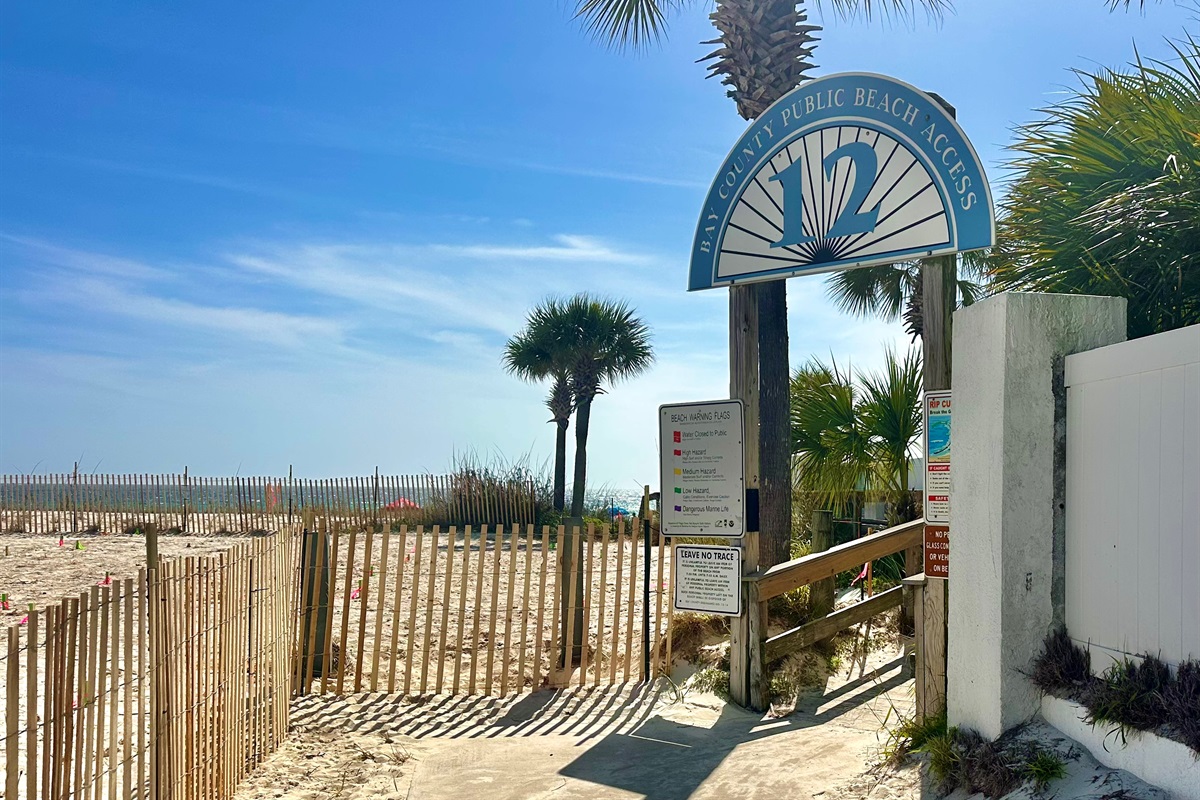 5 minute walk to beach access #12