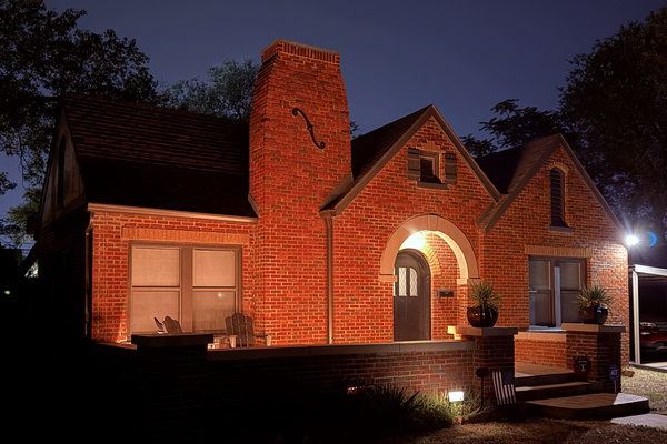 Texas Tudor Nighttime